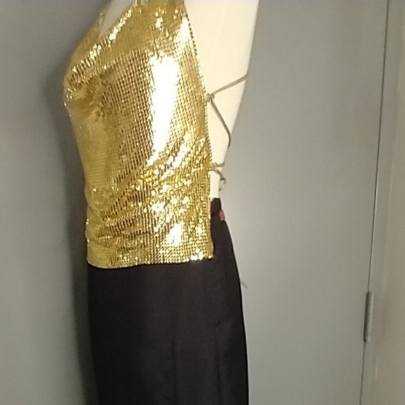 GOLD MESH HALTER - Picture 3 of 13
